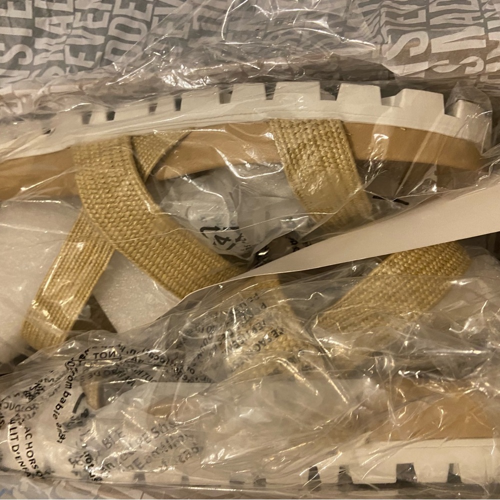 Steve Madden Raffia Sandals - Picture 9 of 9